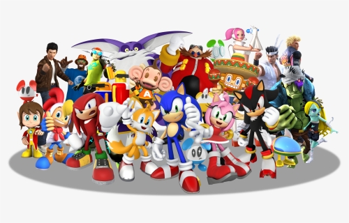 Sonic & Sega All Star Racing Cast, HD Png Download, Free Download