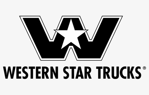 Western Star Trucks Logo Black And White - Western Star Trucks Logo, HD Png Download, Free Download