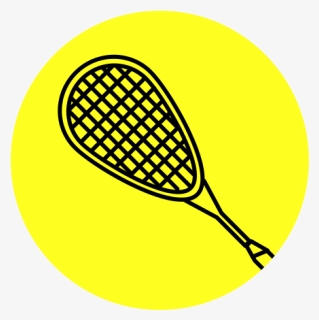 Icon-squash - Raket Logo Mpng, Transparent Png, Free Download