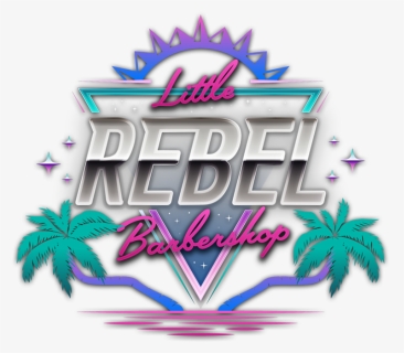 Littlerebelbarbershop Colourlogohome Web - Graphic Design, HD Png Download, Free Download