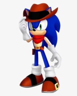 Sonic The Hedgehog Cowboy, HD Png Download, Free Download