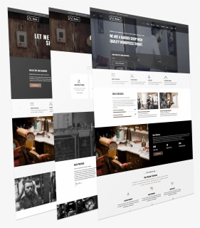 Barber Joomla Template - Flyer, HD Png Download, Free Download