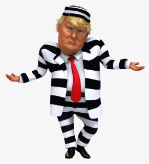 Trump In Stripes Suit - Toddler, HD Png Download, Free Download