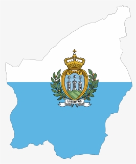 San Marino Flag Icons - San Marino Flag And Map, HD Png Download, Free Download