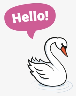 "i"m Sarina The Swan At The School House - Swan, HD Png Download, Free Download