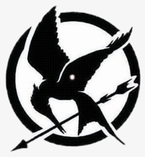 #sinsajo #the Hunger Games #black - Hunger Games Pumpkin Carving Stencils, HD Png Download, Free Download