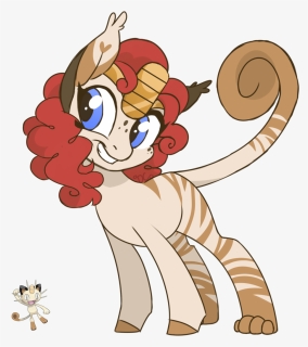 Drunkencoffee, Base Used, Female, Mare, Meowth, Pokémon, - Female Meowth, HD Png Download, Free Download