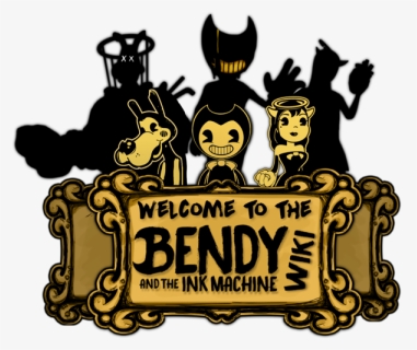 Clipart Table Tv Stand - Welcome To The Bendy And The Ink Machine, HD Png Download, Free Download