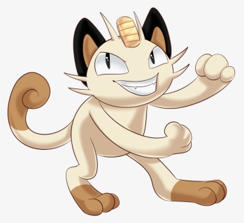 Meowth Transparent Normal - Cartoon, HD Png Download, Free Download