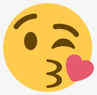 Emoji Face Throwing Kiss - Howth, HD Png Download, Free Download