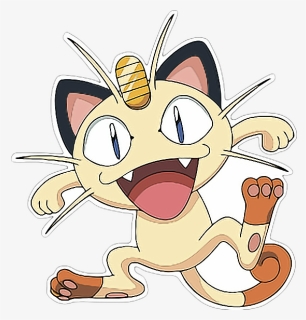#pokemon #meowth - Meowth Pokemon, HD Png Download, Free Download