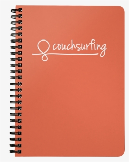 Couchsurfing Spiral Notebook - Notebook, HD Png Download, Free Download