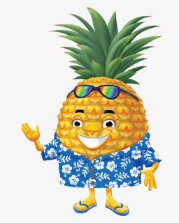 Pineapple Clipart Character - Illustration, HD Png Download, Free Download