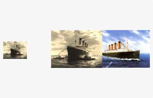 Transparent Titanic Png - Mauritania And Lusitania Differences, Png Download, Free Download