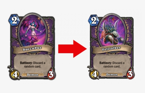 Hearthstone Succubus Art Change, HD Png Download, Free Download