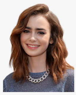 Lily Collins 2 By Flowerbloom172 - Lily Collins Hair, HD Png Download, Free Download