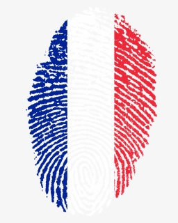 France Flag Fingerprint Country - France Flag Fingerprint, HD Png Download, Free Download