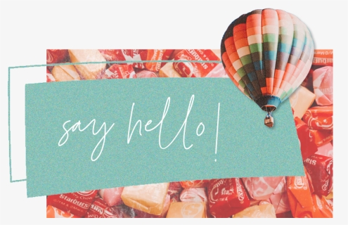 Hello - Hot Air Balloon, HD Png Download, Free Download