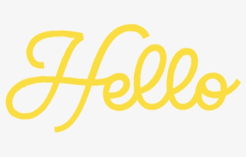Hello - Calligraphy, HD Png Download, Free Download
