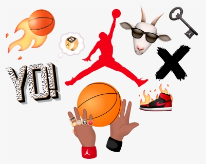 Clipart Volleyball Emoji - Logo Nike, HD Png Download, Free Download