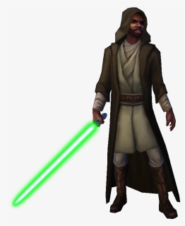 Unit Character Jedi Consular - Action Figure, HD Png Download, Free Download