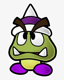 Hyperspiky Goomba Pmtab - Paper Mario Immagini Goomba, HD Png Download, Free Download