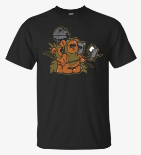 Ewok Selfie T-shirt - Rocky Horror Eddie Shirt, HD Png Download, Free Download
