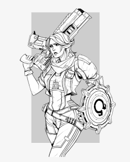 Borderlands Coloring Pages, HD Png Download, Free Download