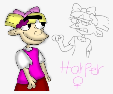 Meet Harper she Is Arnold And Helga’s Daughter, Who - Cartoon, HD Png Download, Free Download