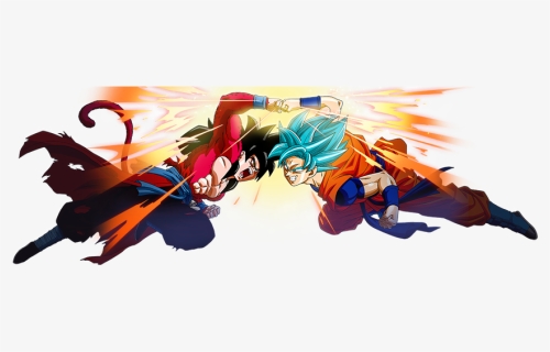 Goku Ssj4 Vs Goku Blue, HD Png Download, Free Download
