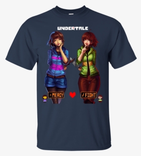 Undertale Frisk And Chara T Shirt & Hoodie - Undertale, HD Png Download, Free Download