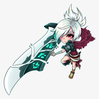 Riven,league Of Legends,лига Легенд,фэндомы - Riven Chibi, HD Png Download, Free Download