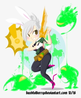 Battle Bunny Riven Vs Zac - Cartoon, HD Png Download, Free Download