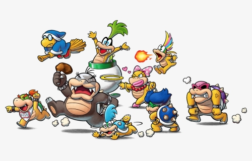 Bowser Jr And The Koopalings mario And Luigi Bowser’s - Bowser Jr's Journey, HD Png Download, Free Download