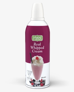 Aerosol Whipped Cream - Island Farms, HD Png Download, Free Download