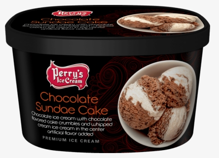 Chocolate Sundae Cake - Perry's Death By Chocolate Ice Cream, HD Png Download, Free Download