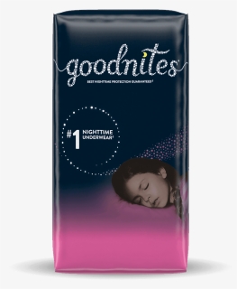 Girls Goodnites® Lg / Xl Pattern Nighttime Underwear - Box, HD Png Download, Free Download