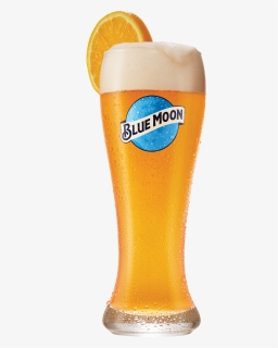 Transparent Beer Blue Moon - Beer Glass, HD Png Download, Free Download