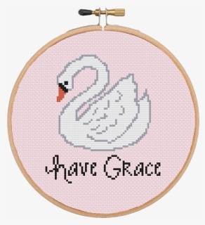 Have Grace Hoop No Bckrnd - Cross-stitch, HD Png Download, Free Download