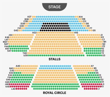 Prince Of Wales Theatre Seating Map - Prince Of Wales Theatre Seating Plan, HD Png Download, Free Download
