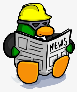 Club Penguin Rewritten Wiki - Club Penguin Newspaper Png, Transparent Png, Free Download
