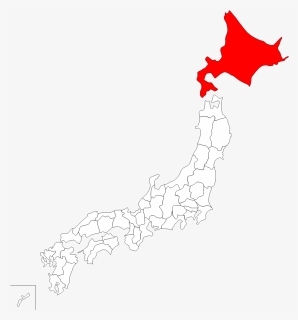 Blank Map Of Japan Prefectures, HD Png Download, Free Download