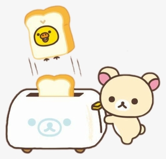 #rilakkuma #kori #tori #bake #bread - Polar Bear Holding Paint Brush, HD Png Download, Free Download