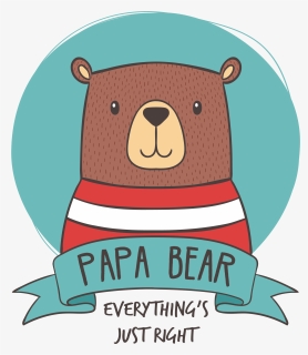 Cube Clipart Soft Block - Papa Bear Cartoon, HD Png Download, Free Download