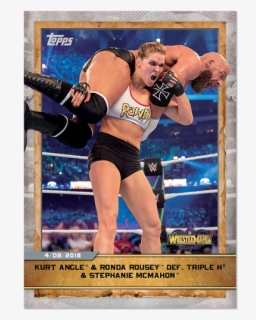 Kurt Angle™ & Ronda Rousey™ Def - Ronda Rousey Vs Man Wwe, HD Png Download, Free Download