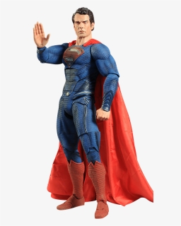 Man Of Steel Large Superman Action Figure , Png Download - Action Figure, Transparent Png, Free Download
