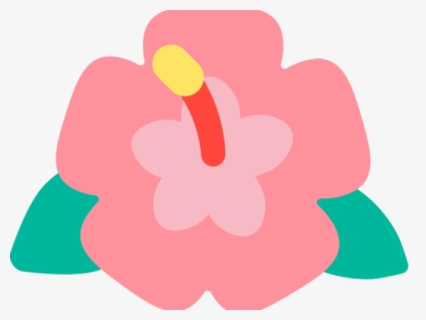 Hibiscus Clipart Emoji - Emoji 🌺, HD Png Download, Free Download