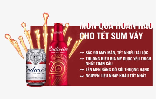 Budweiser Lon 330ml - Glass Bottle, HD Png Download, Free Download