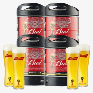 Budweiser , Png Download - Pint Glass, Transparent Png, Free Download
