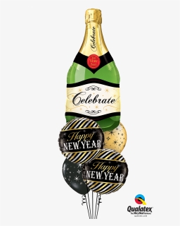 Champagne Qualatex Balloon, HD Png Download, Free Download